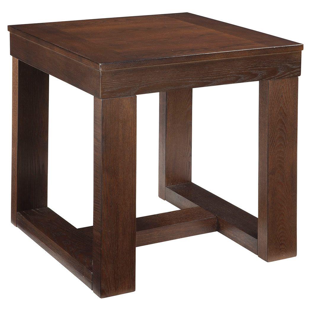 Watson - Dark Brown - Square End Table