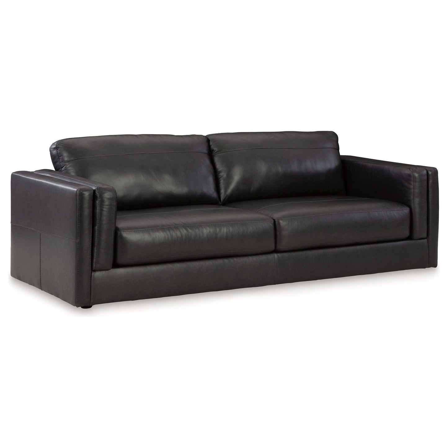 Amiata - Onyx - Sofa - Leather Match