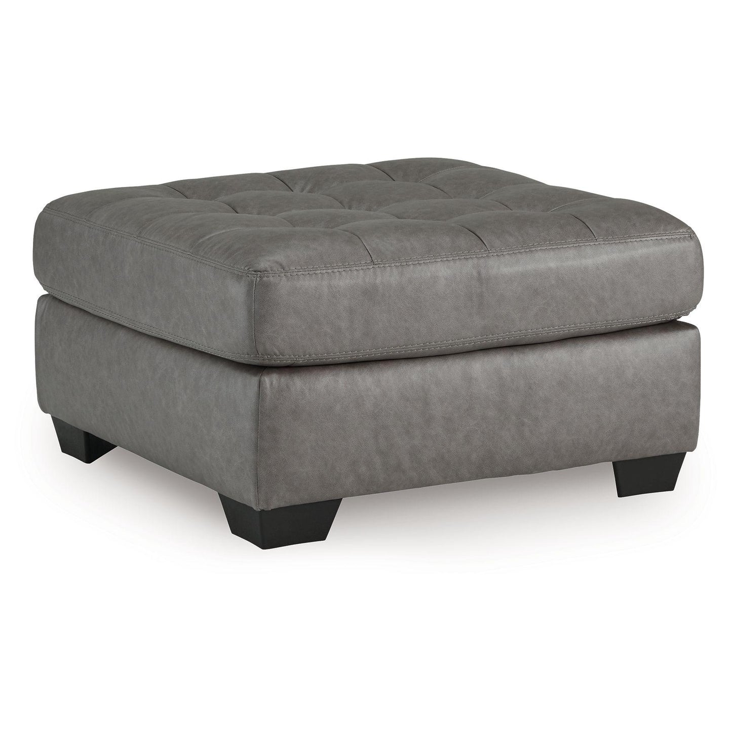 Clairette Court - Alloy - Oversized Accent Ottoman