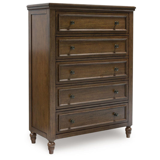 Sturlayne - Brown - Five Drawer Chest
