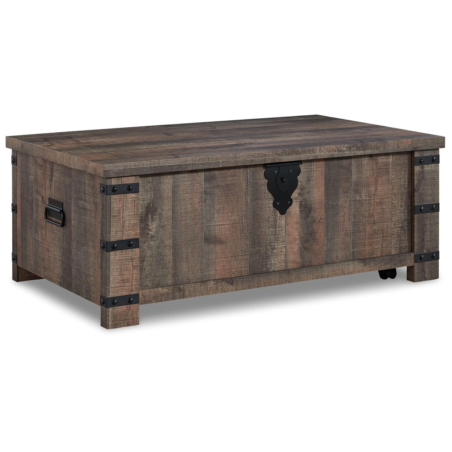 Hollum - Rustic Brown - Lift Top Cocktail Table