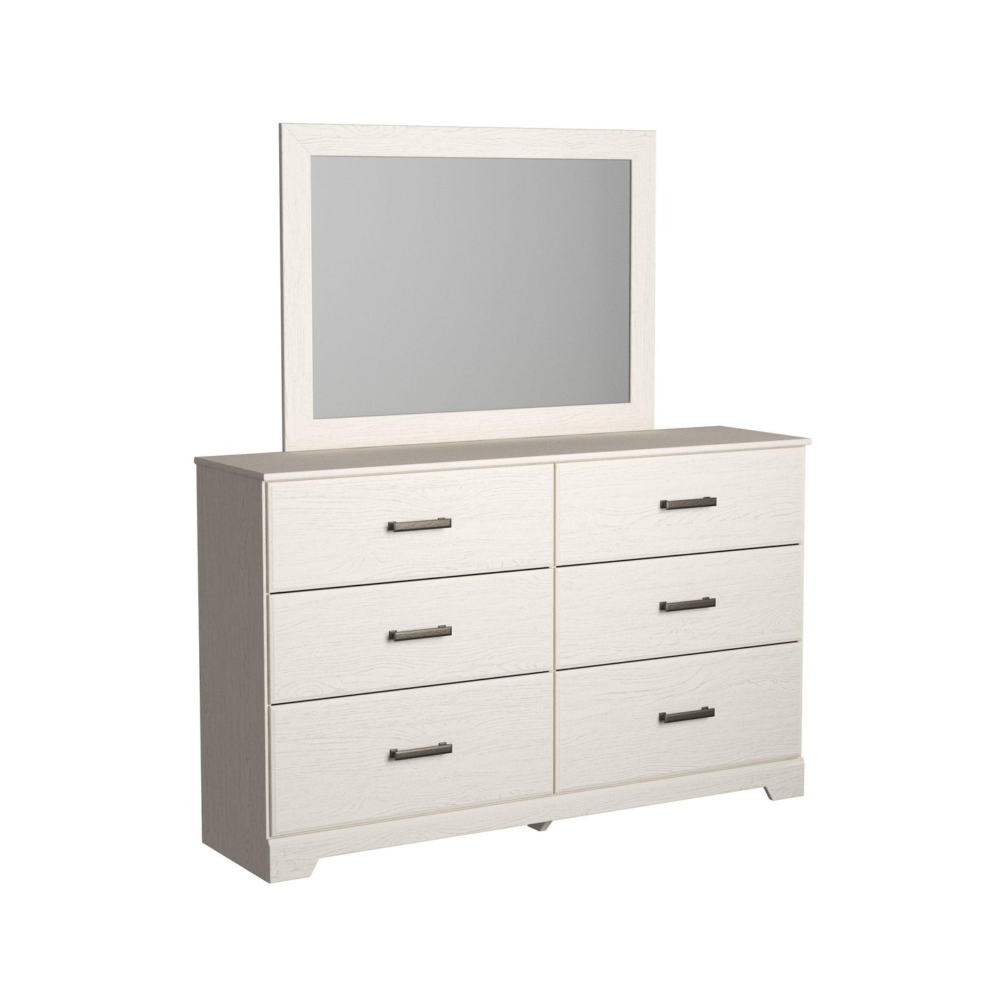 Stelsie - White - Dresser, Mirror
