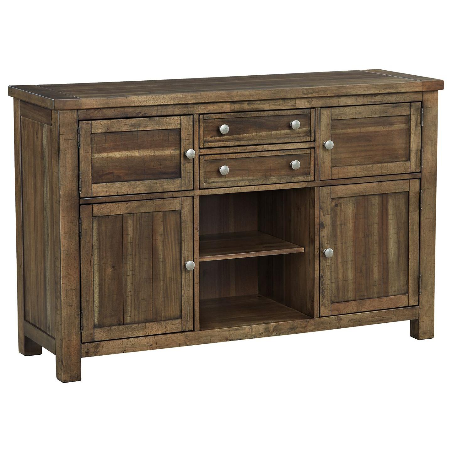 Moriville - Grayish Brown - Dining Room Server