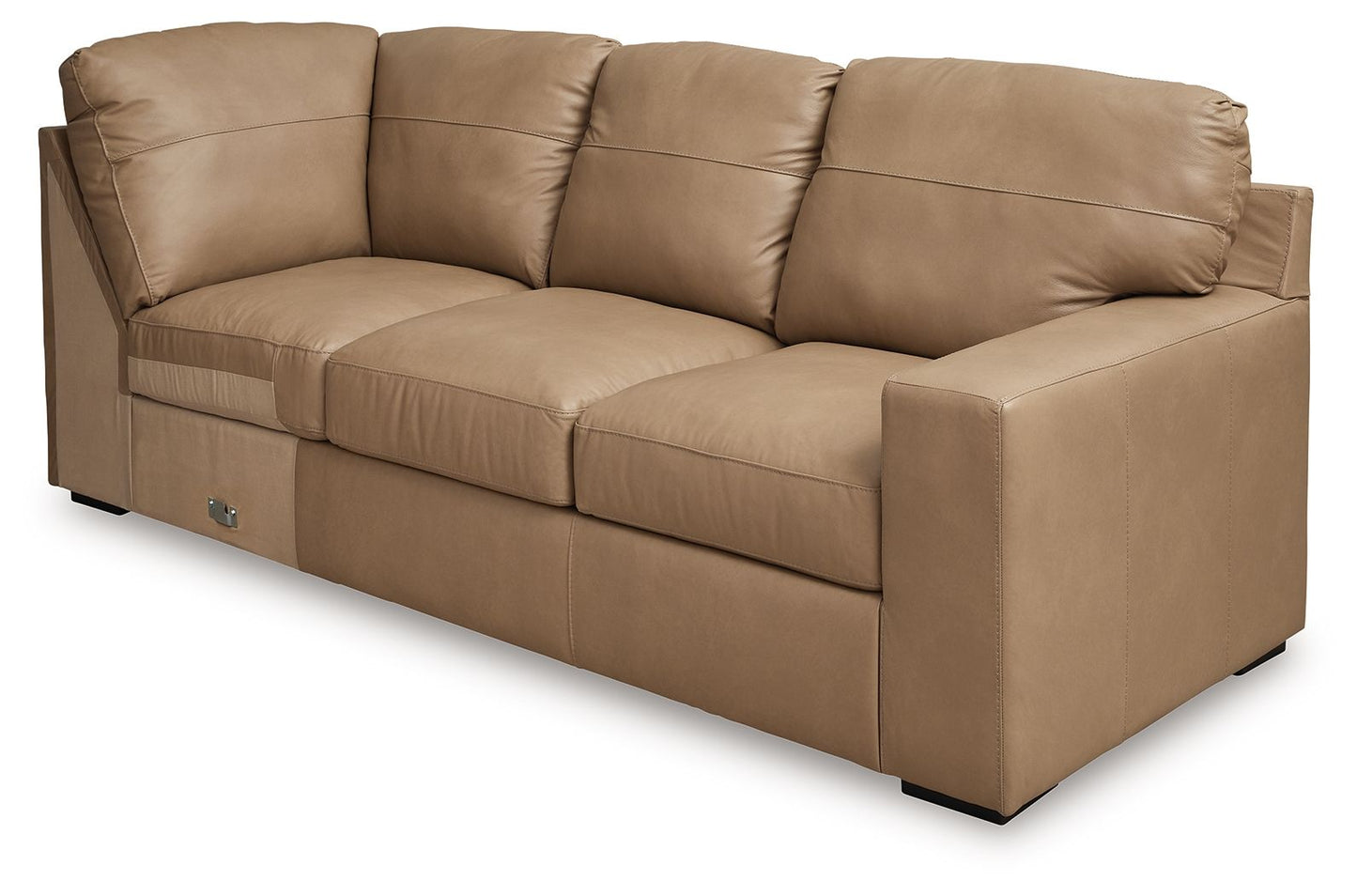 Bandon - Toffee - 4-Piece Sectional With Laf Loveseat - Leather Match