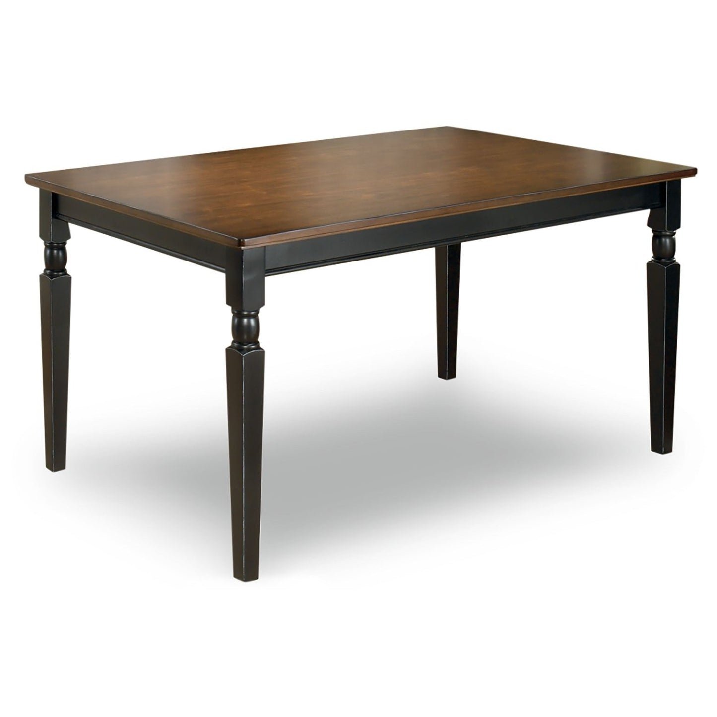 Owingsville - Black / Brown - Rectangular Dining Room Table