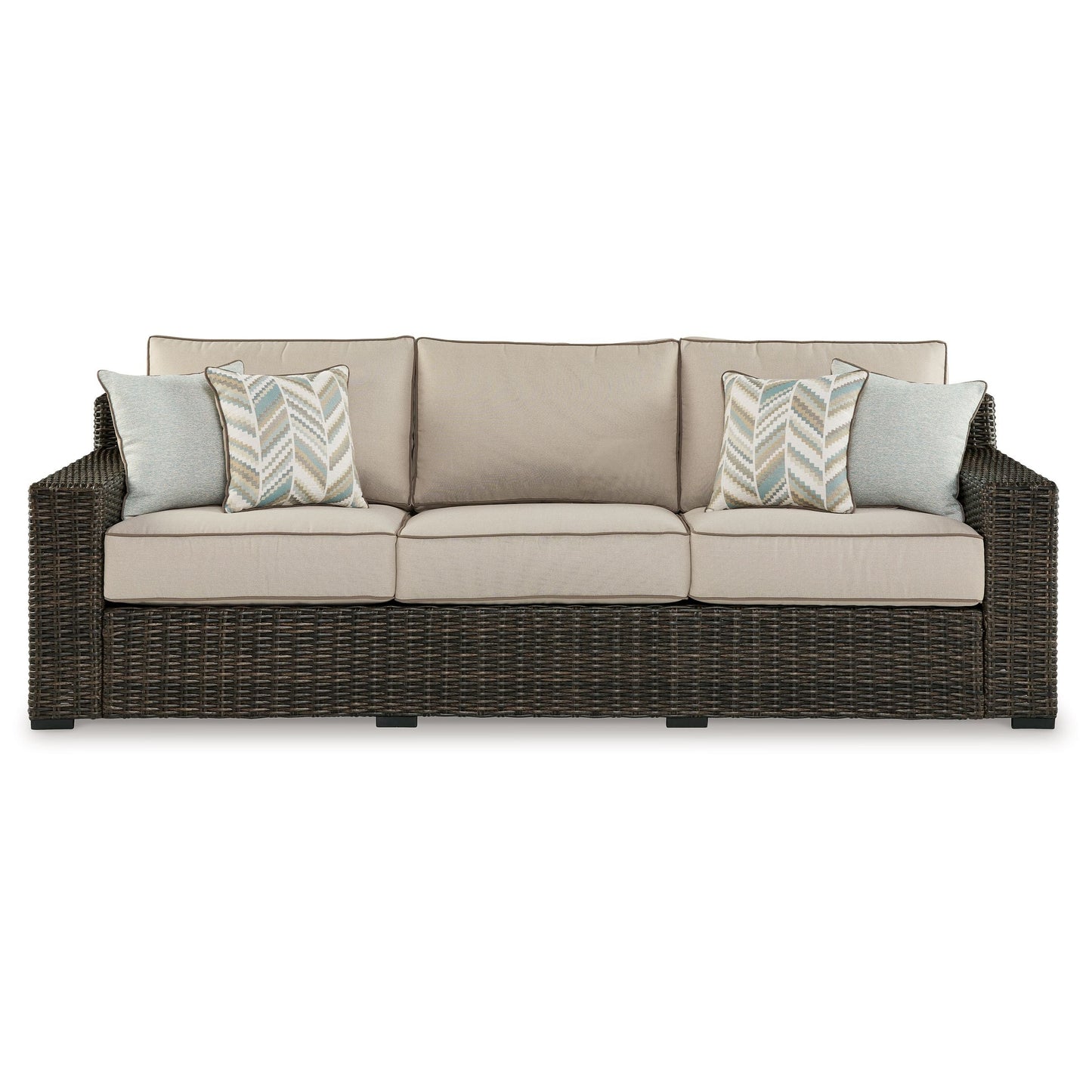 Coastline Bay - Brown - Sofa With Cushion