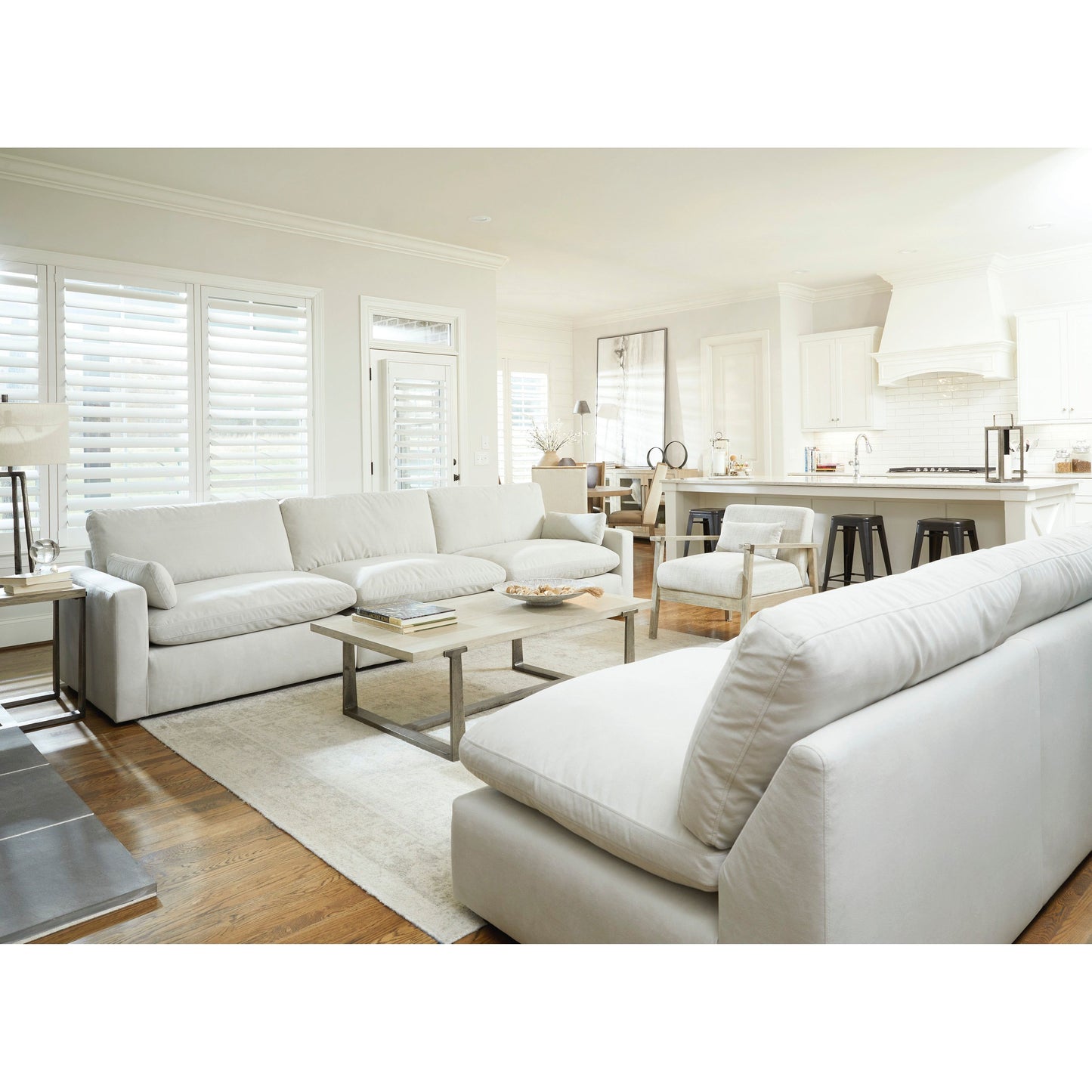 SOPHIE 3 PIECE SECTIONAL - IVORY
