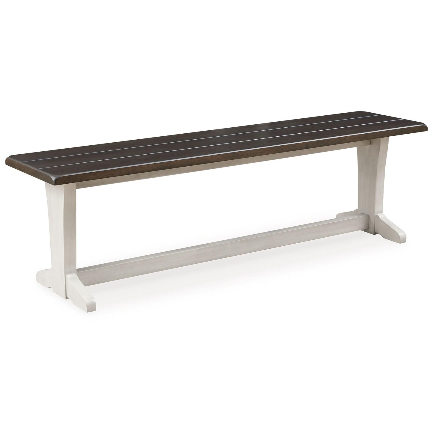 Darborn - Gray / Brown - Large Dining Room Bench