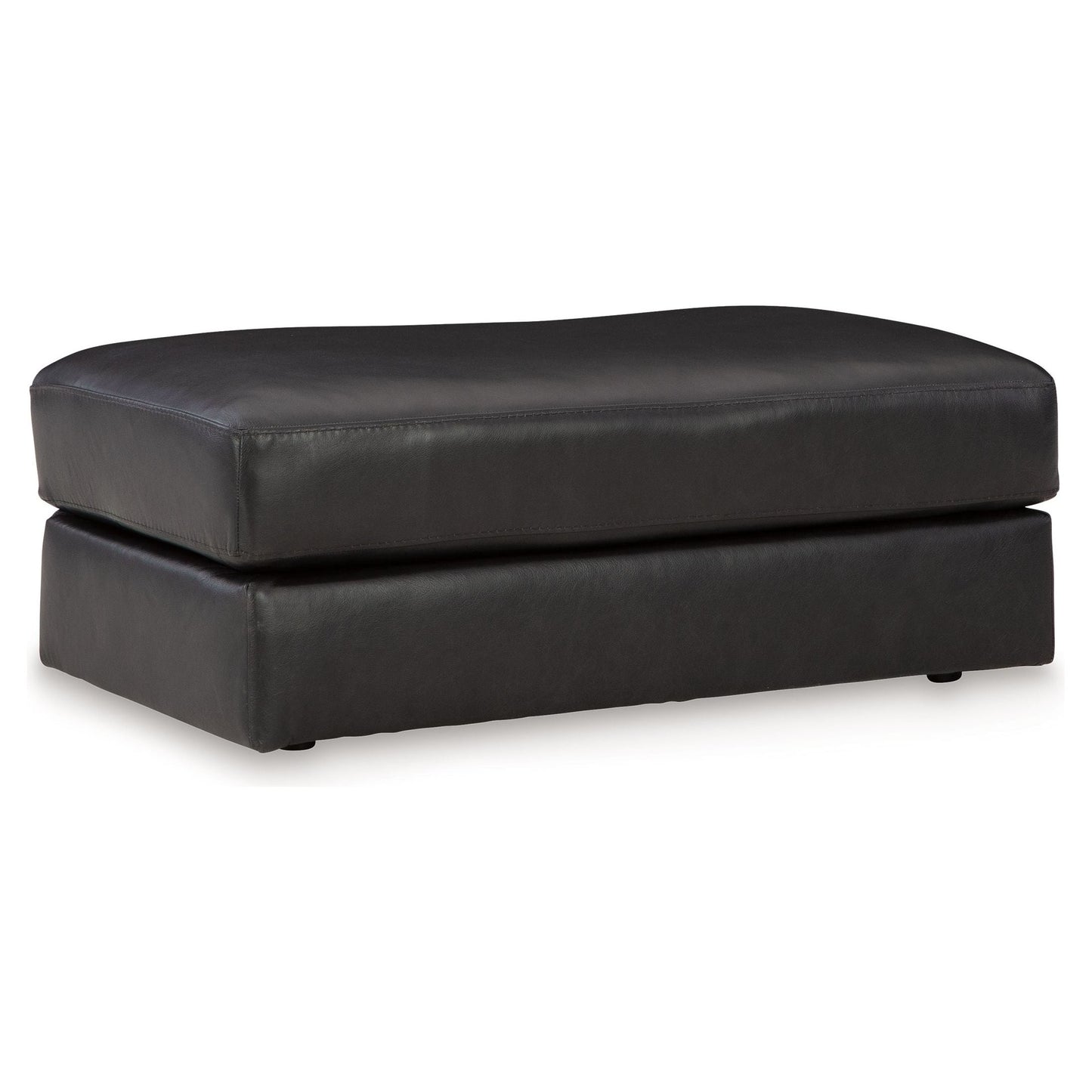 Amiata - Onyx - Ottoman - Leather Match