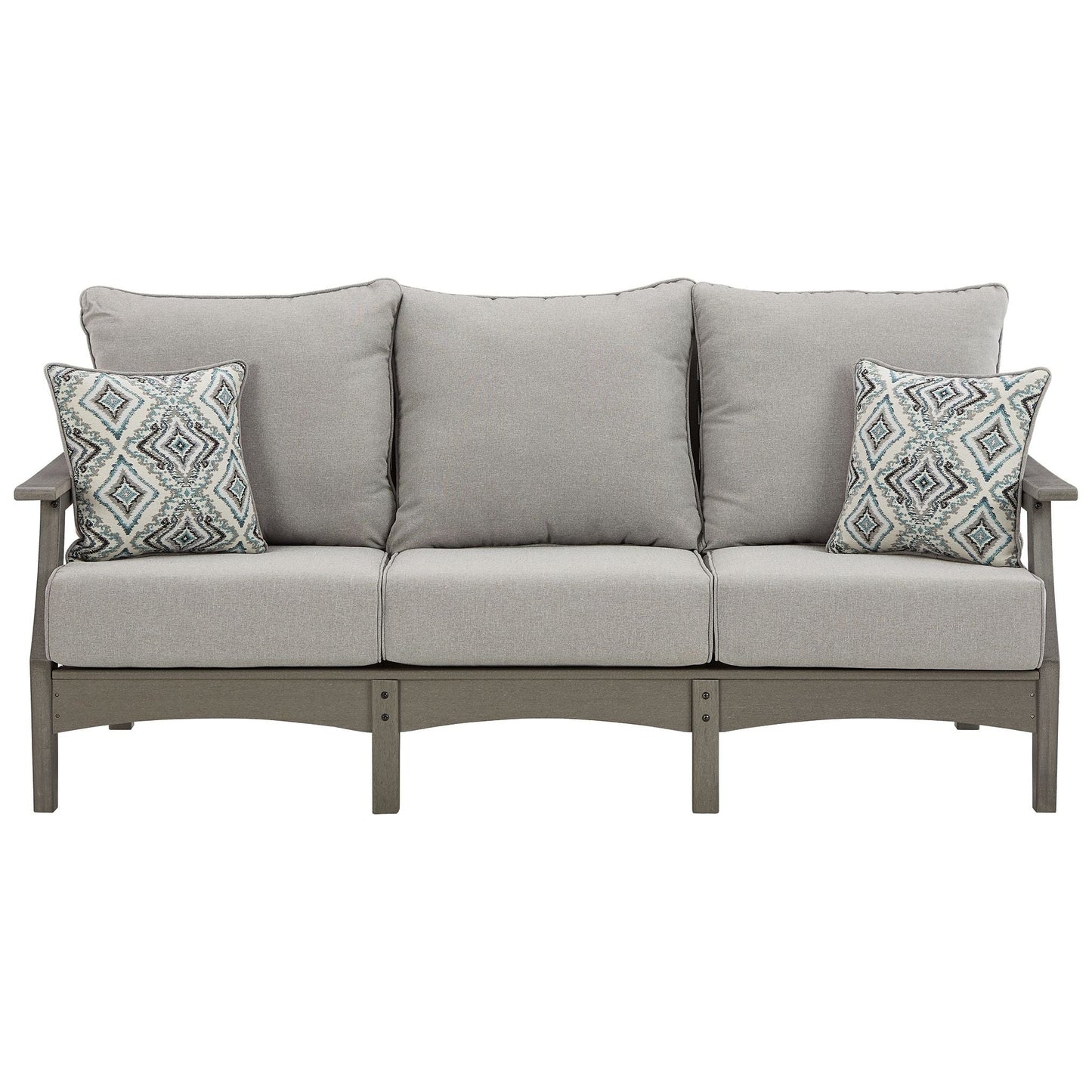 Visola - Gray - Sofa With Cushion