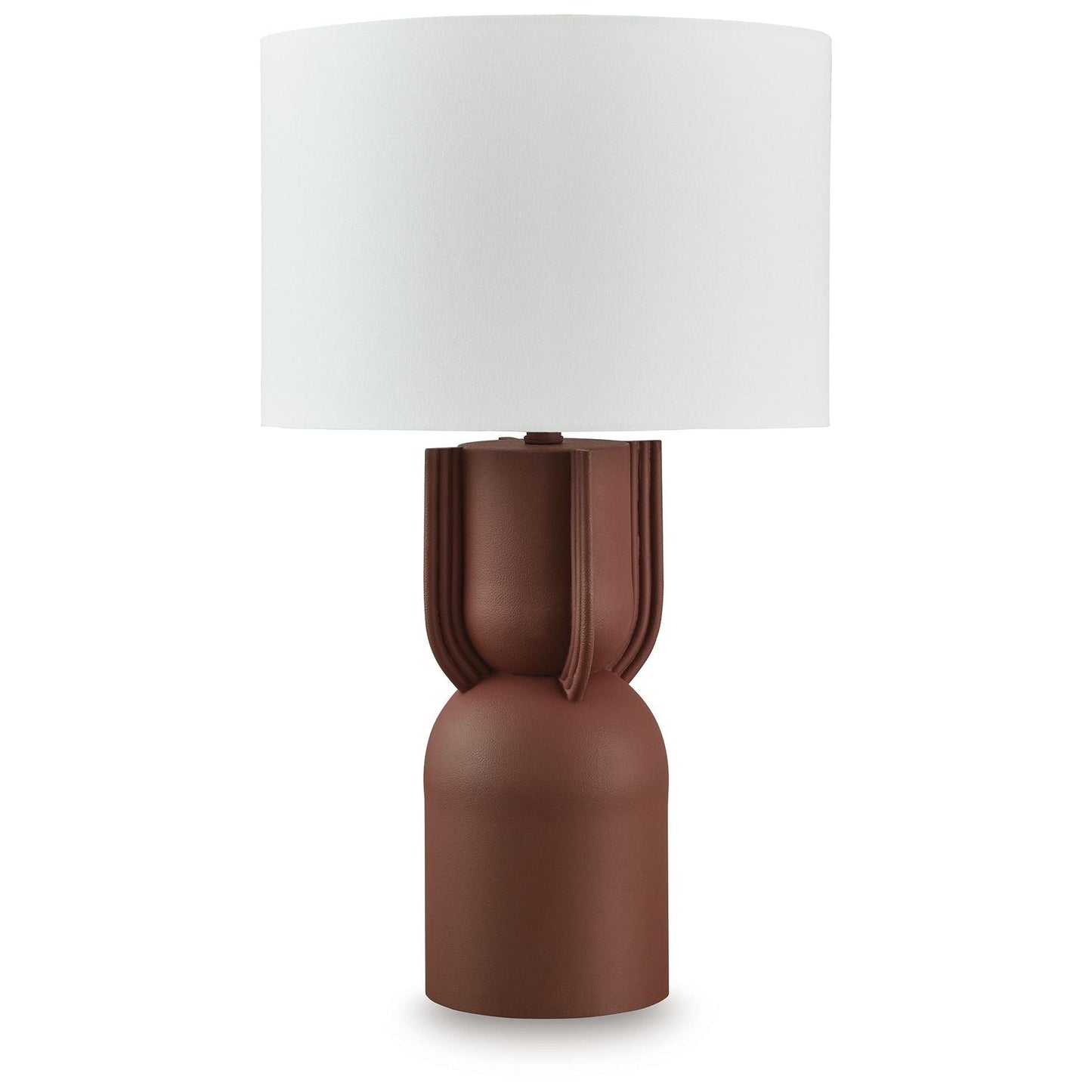 Rowandale - Brick Red - Metal Table Lamp