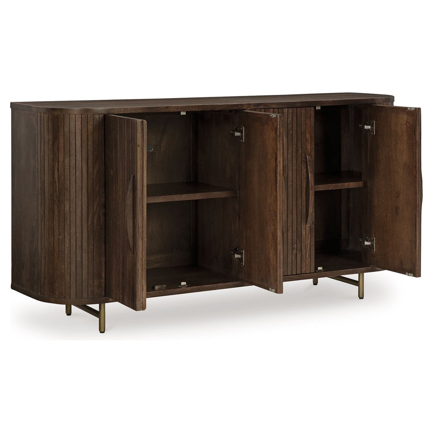 Amickly - Dark Brown - Accent Cabinet