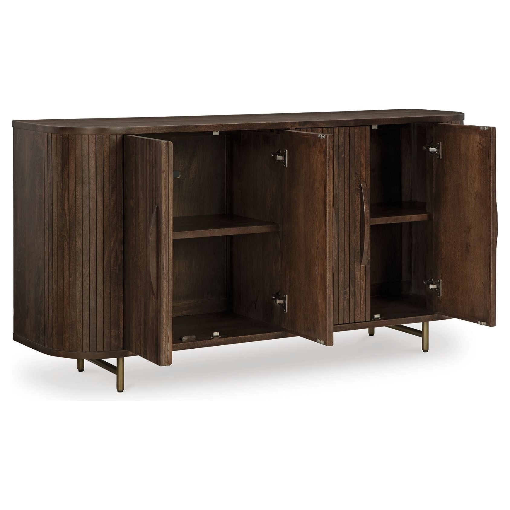 Amickly - Dark Brown - Accent Cabinet