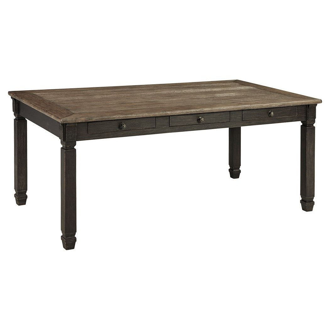 Tyler - Black / Gray - Rectangular Dining Room Table