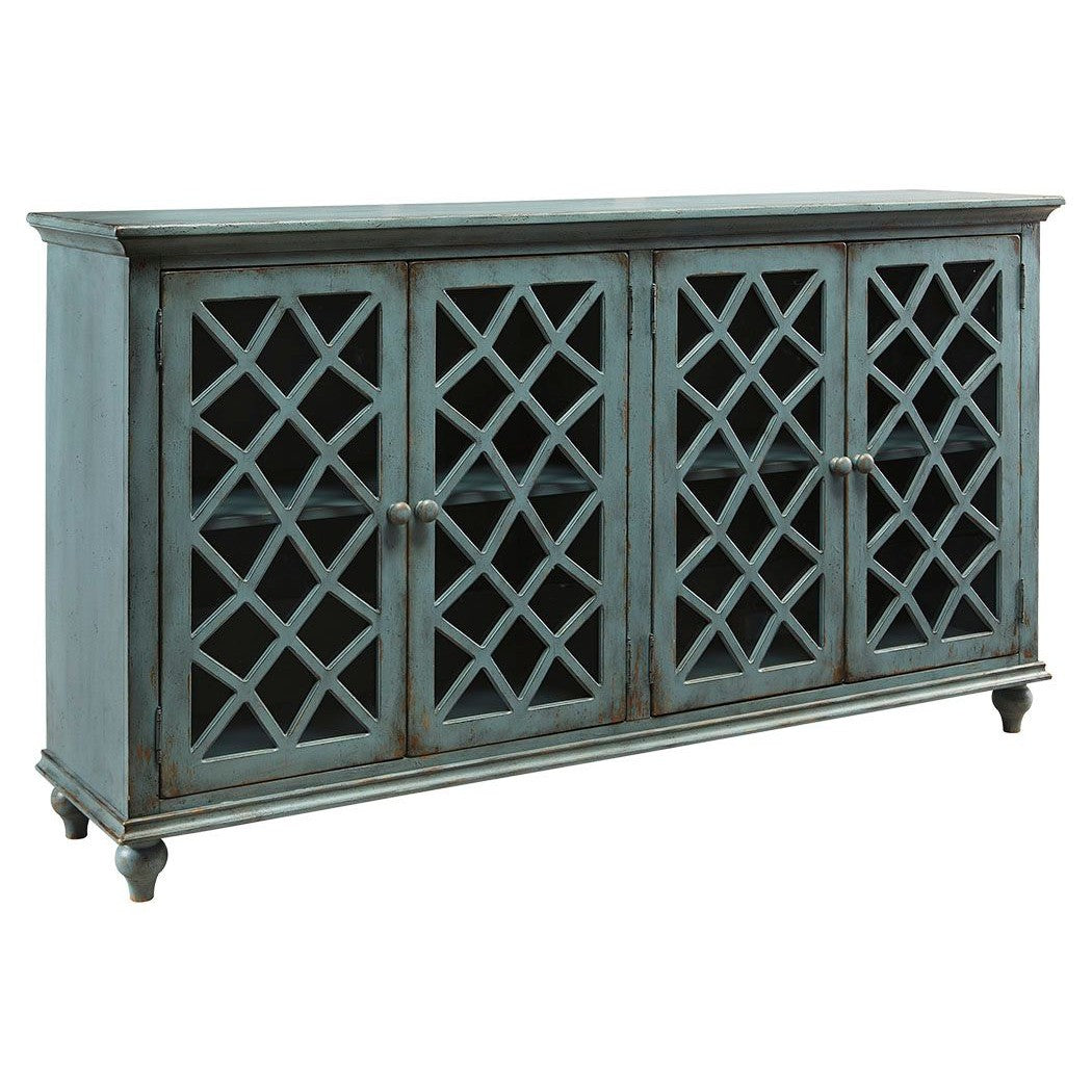 Mirimyn - Antique Teal - Accent Cabinet - Vintage Finish
