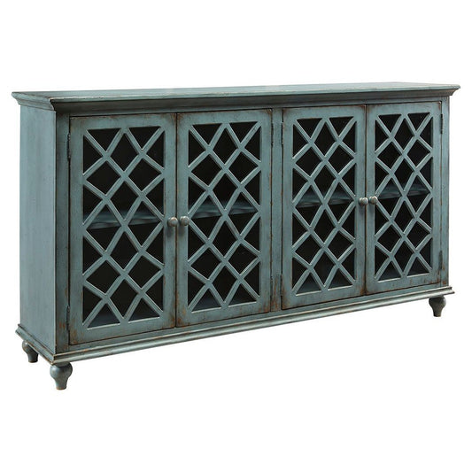 Mirimyn - Antique Teal - Accent Cabinet - Vintage Finish