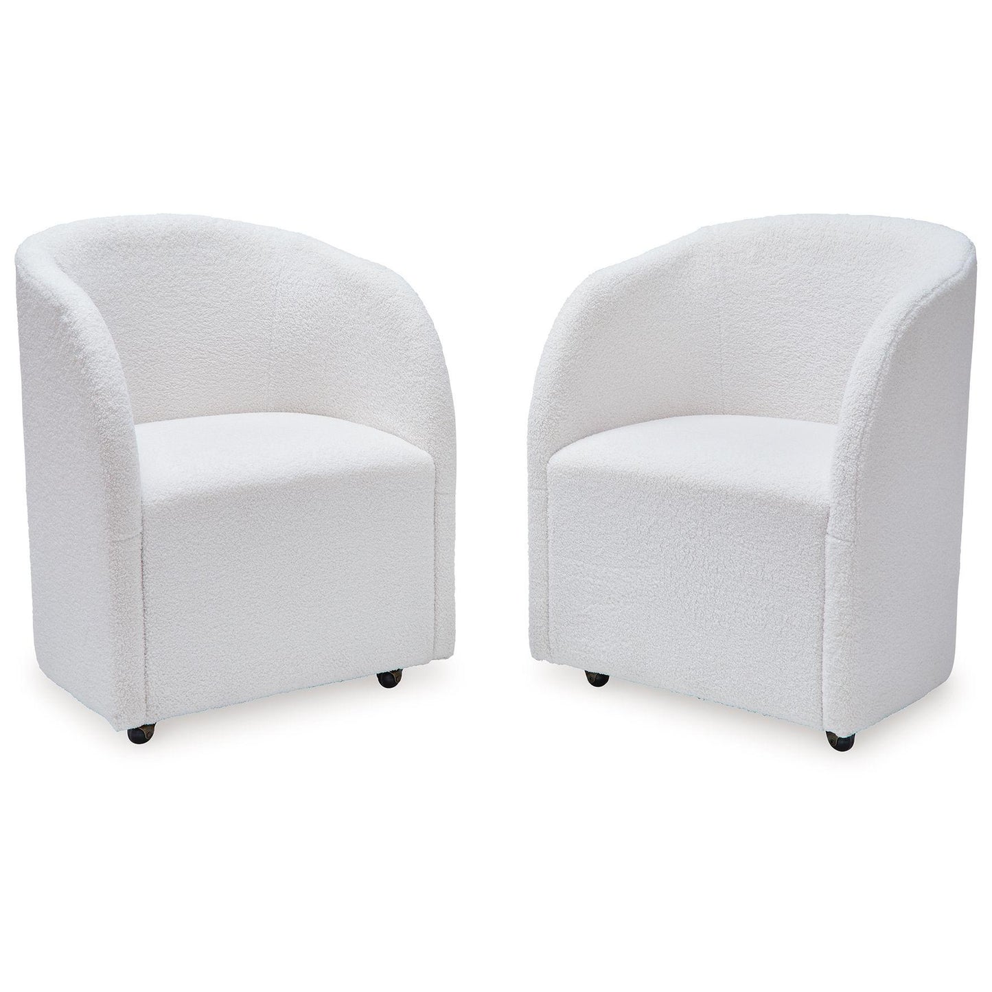 Rowanbeck - Ivory - Dining Upholstered Arm Chair (Set of 2)