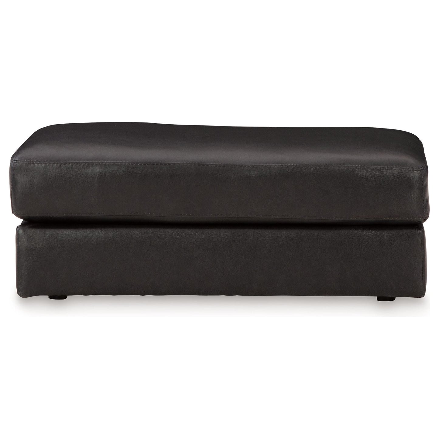 Amiata - Onyx - Ottoman - Leather Match