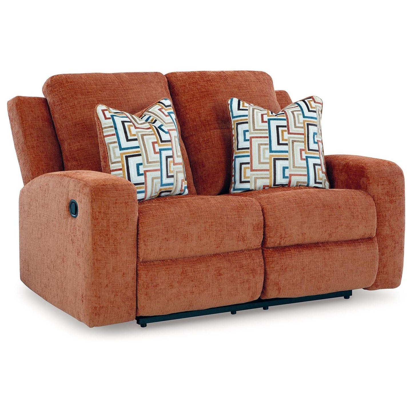Danum - Spice - Reclining Loveseat - Fabric