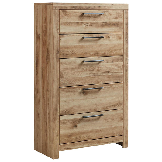 Hyanna - Five Drawer Chest - Tan Brown