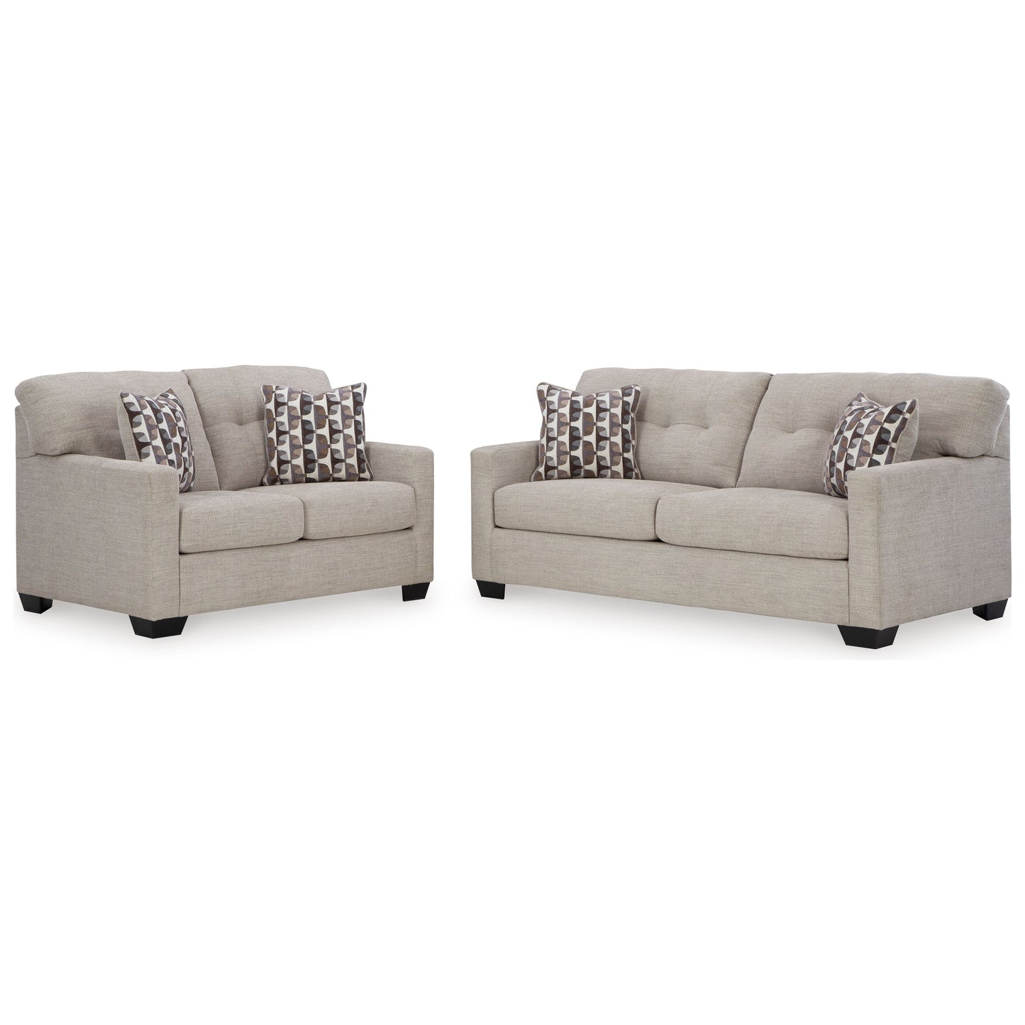 MAHONEY LOVESEAT- PEBBLE