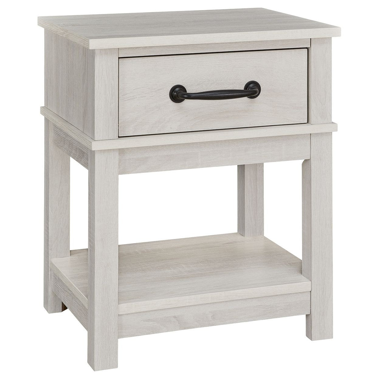 Dorrinson - White - One Drawer Night Stand