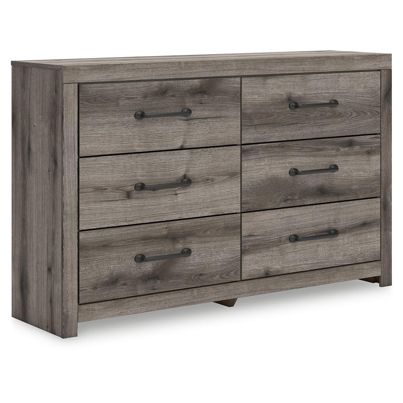 Graystorm - Brown Gray - Six Drawer Dresser