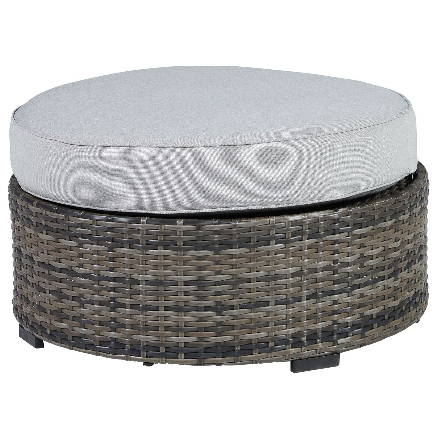 Harbor Court - Gray - Ottoman With Cushion