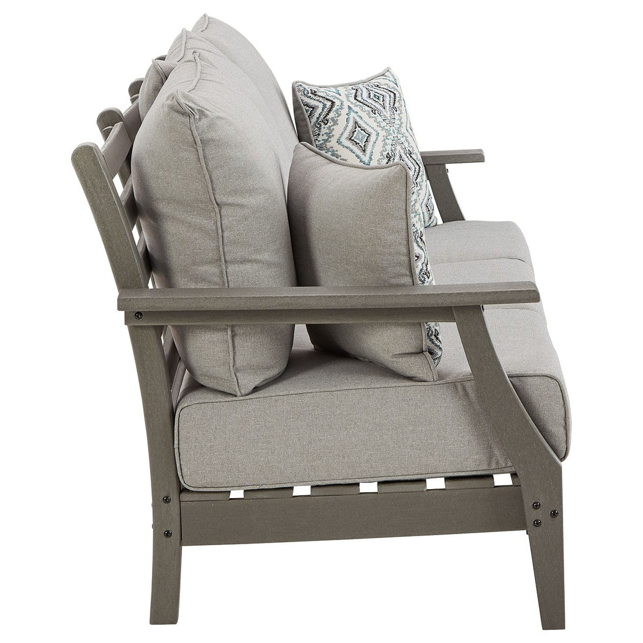 Visola - Gray - Sofa With Cushion