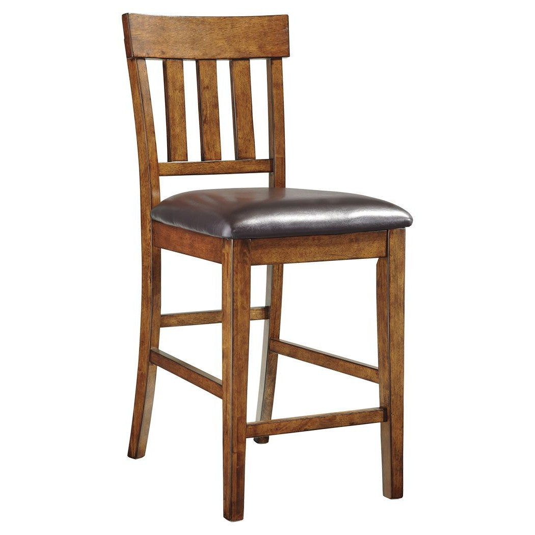 Ralene - Medium Brown - Upholstered Barstool (Set of 2)