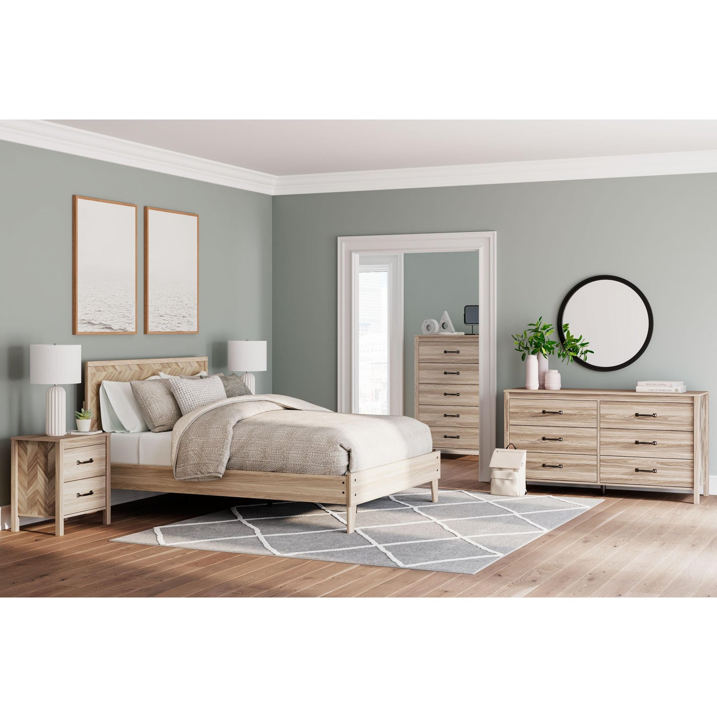 Battelle - Platform Bedroom Set