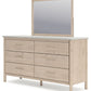Cadmori - Two-tone - Dresser And Mirror