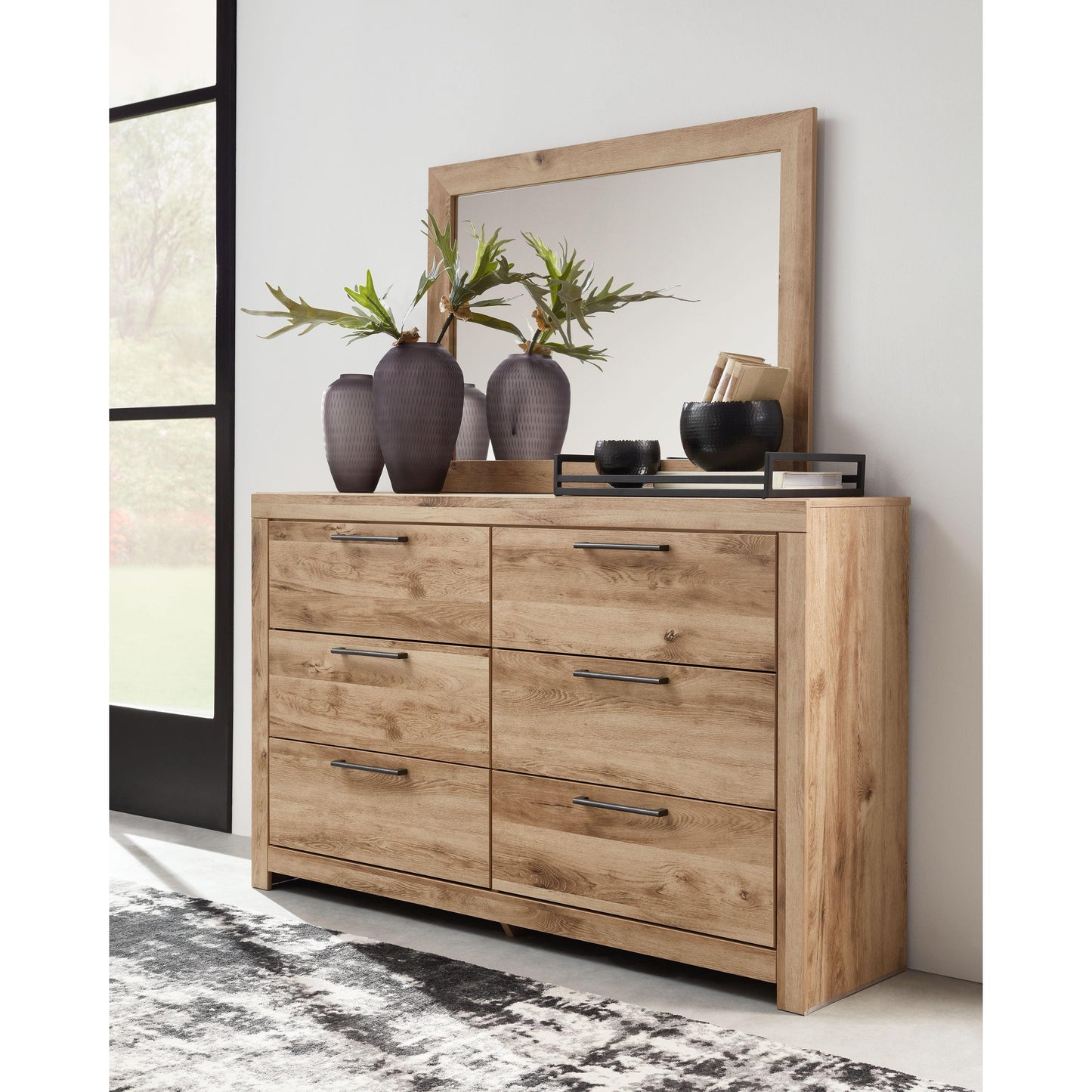 Hyanna - Tan - Dresser, Mirror