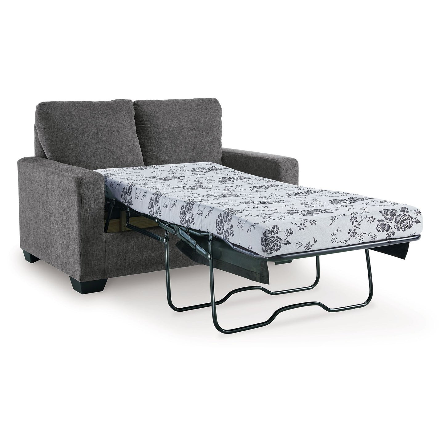 Rannis - Pewter - Twin Sofa Sleeper - Fabric