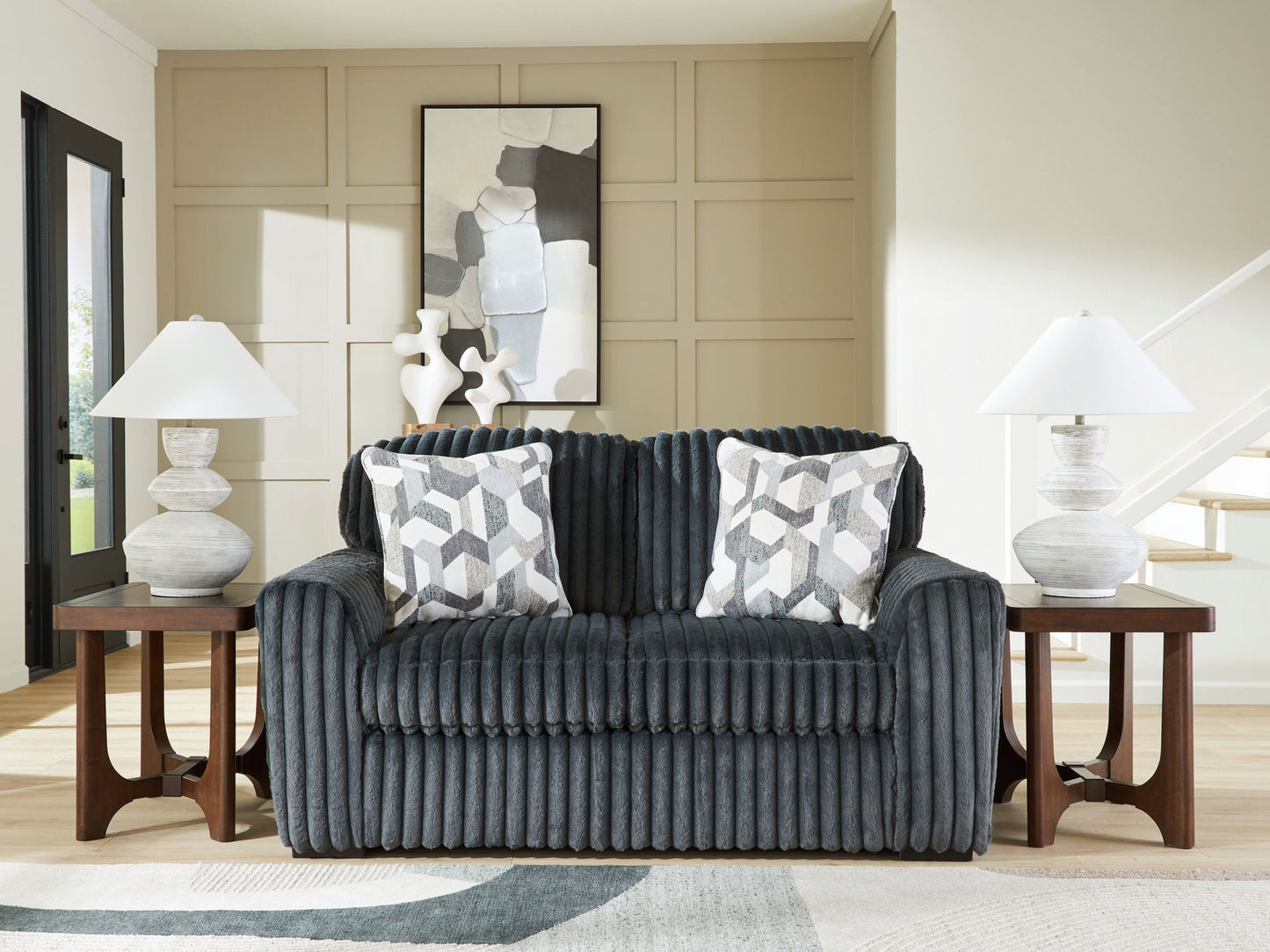 Midnight-Madness - Loveseat - Gunmetal