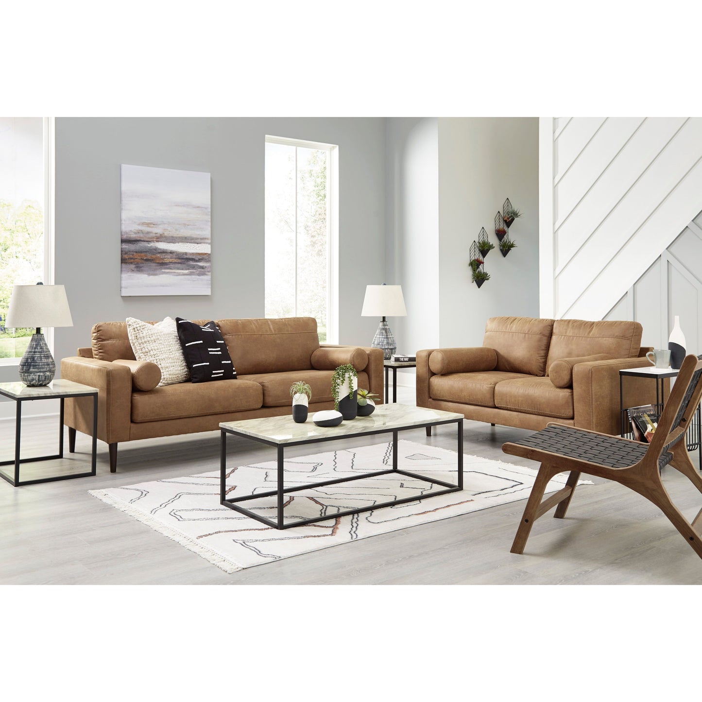 TELORA LOVESEAT - CARAMEL