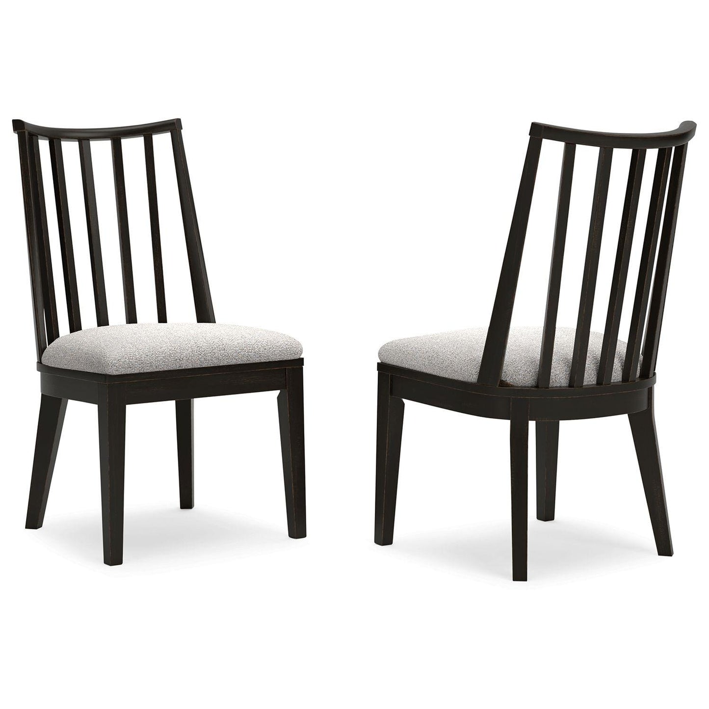 Galliden - Black - Dining Upholstered Side Chair (Set of 2)