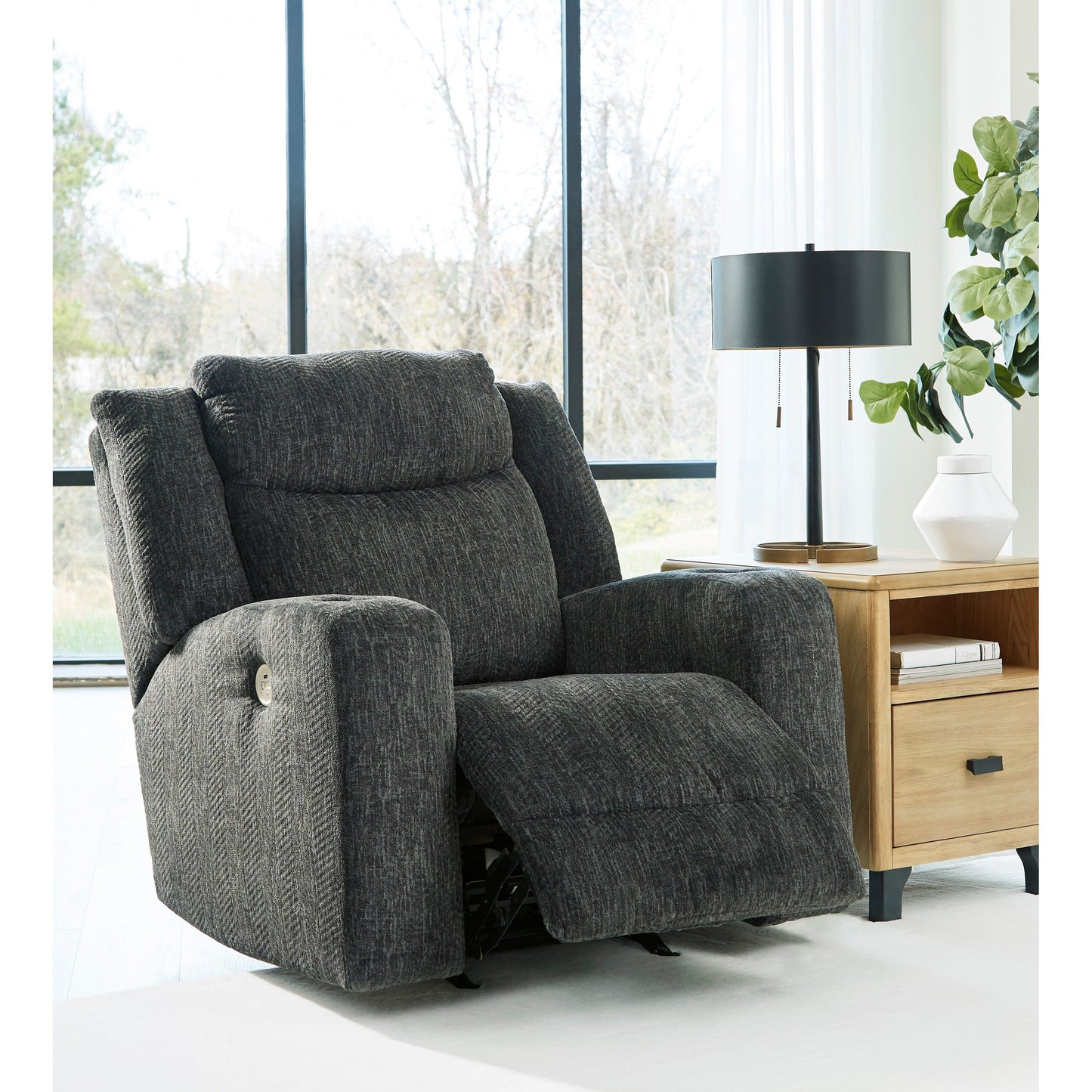 MARTINGLENN POWER RECLINER - EBONY