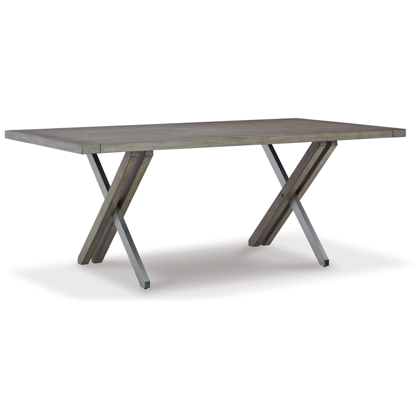 Krystanza - Weathered Gray - Rectangular Dining Room Table