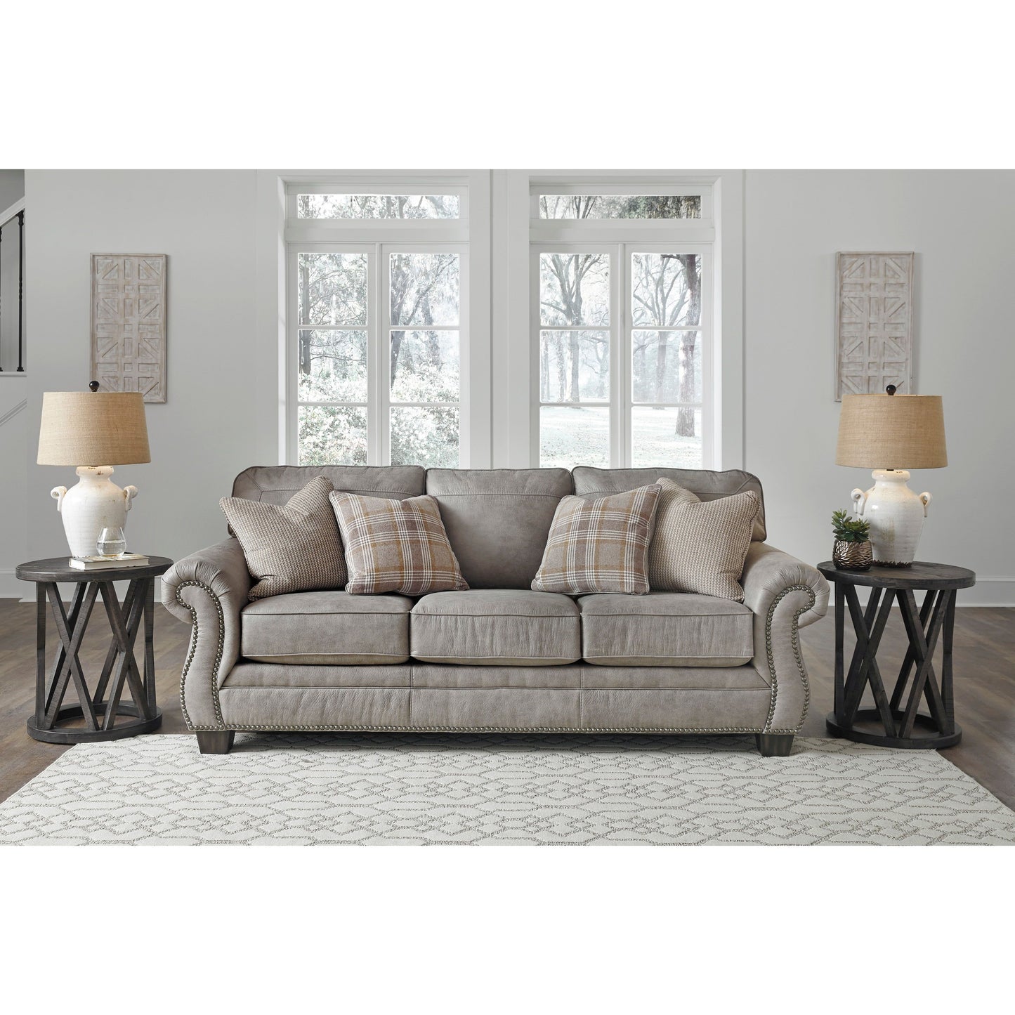 OLSBERG SOFA - STEEL