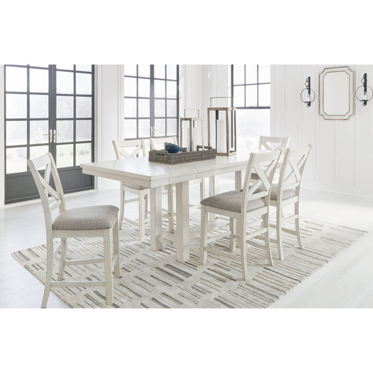 Robbinsdale - Rectangular Counter Height Dining Extension Table Set