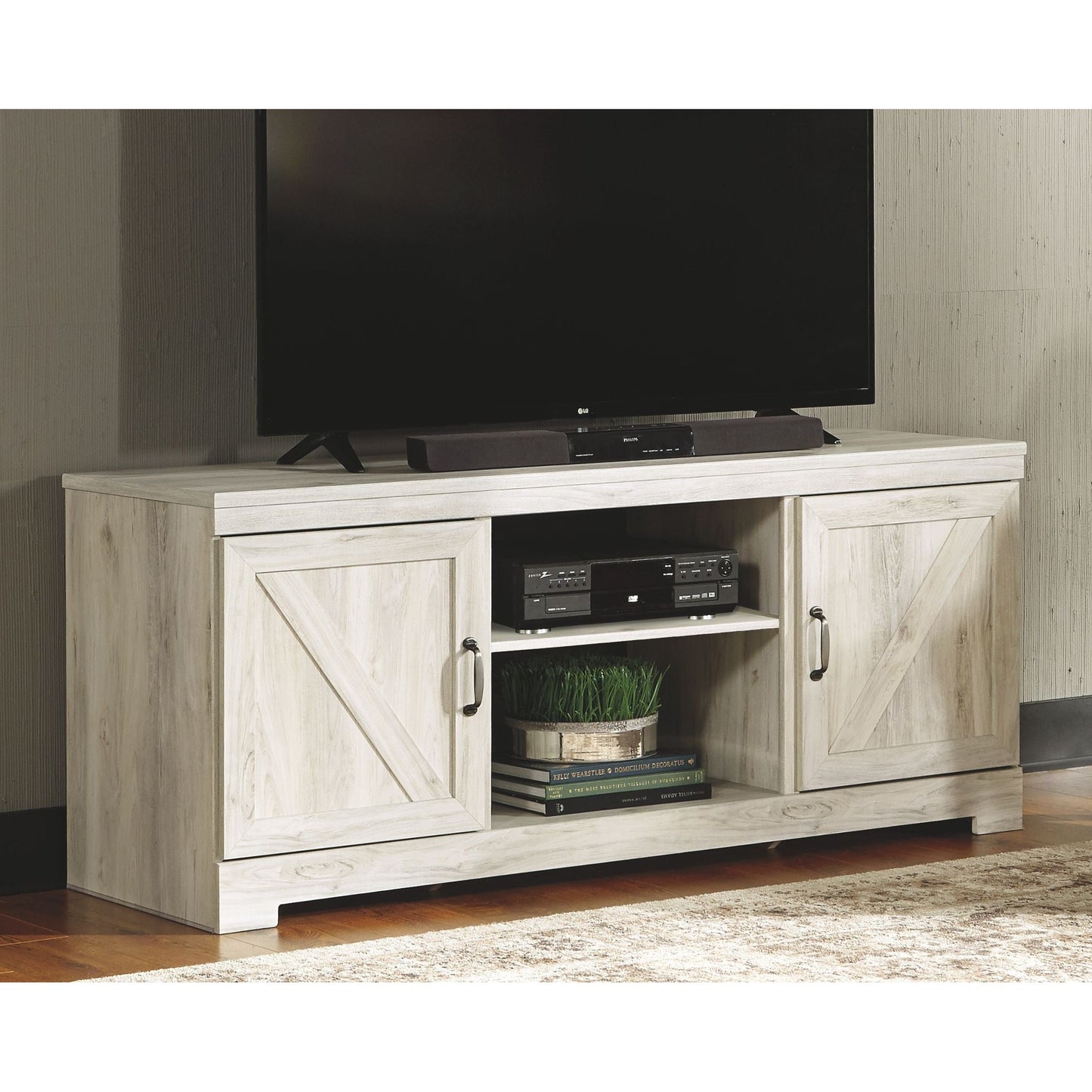Bellaby - TV Stand W/Fireplace Option