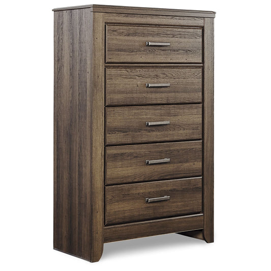 Juararo - Dark Brown - Five Drawer Chest