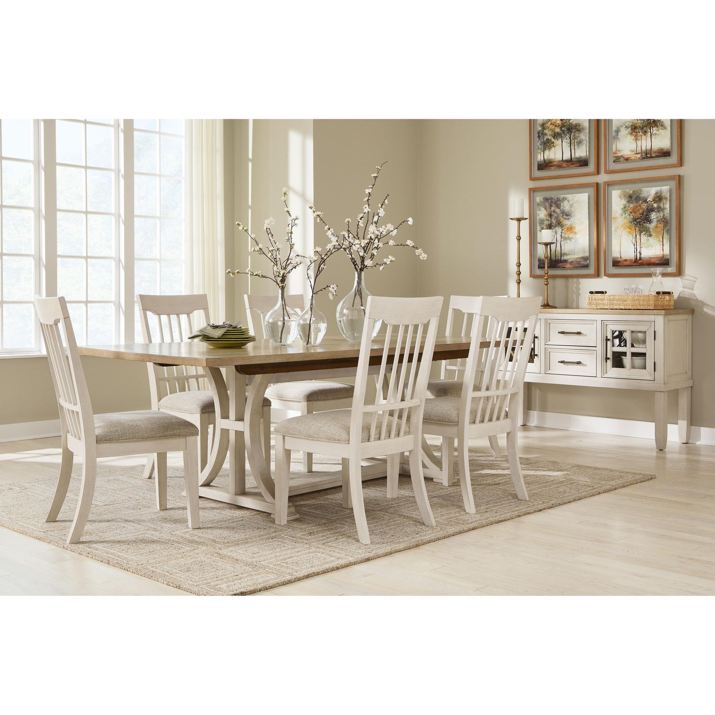 Shaybrock - Rectangular Dining Room Extension Table Set