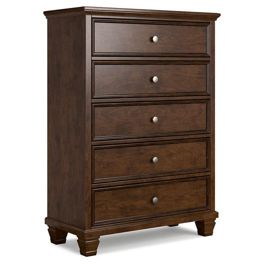Danabrin - Brown - Five Drawer Chest