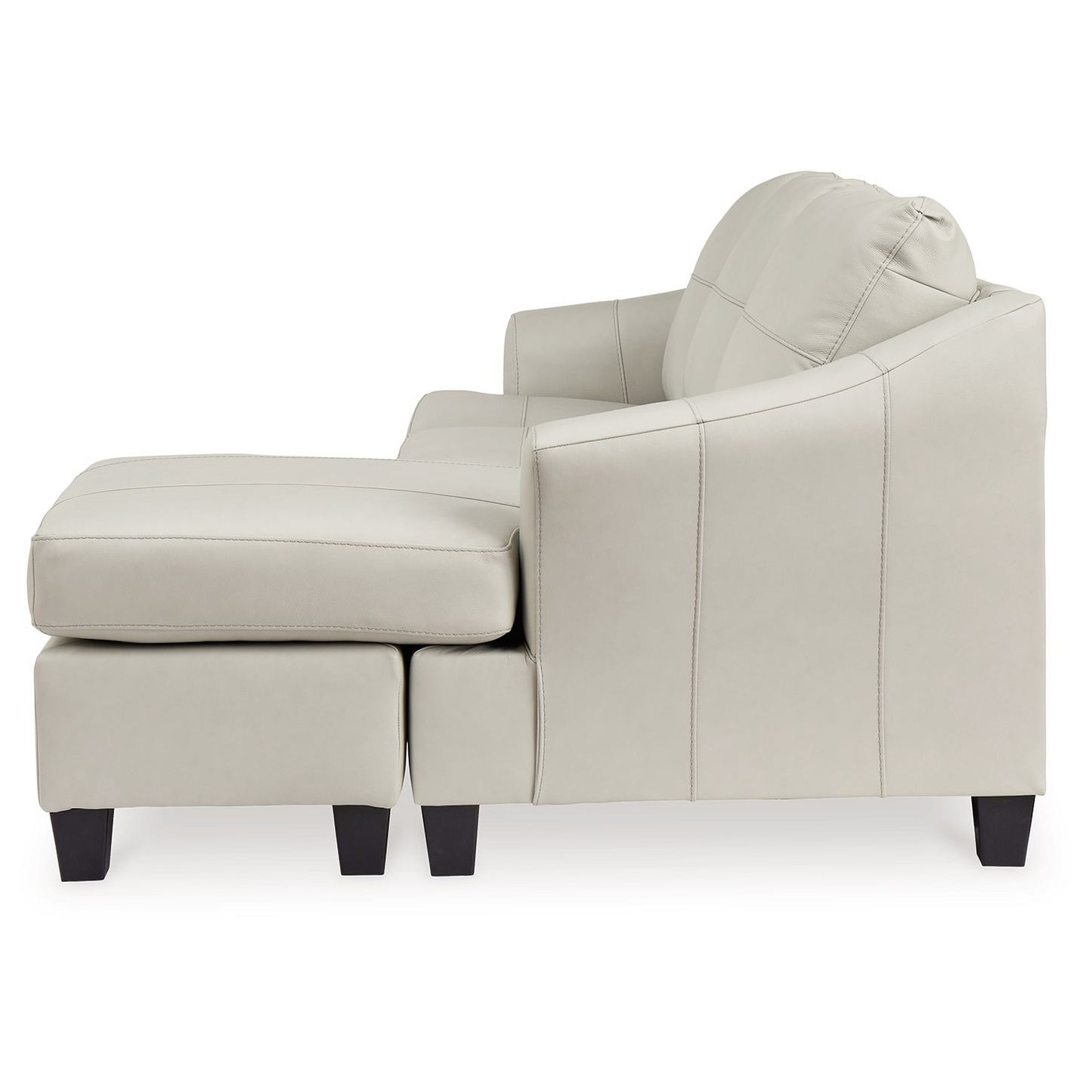 Genoa - Coconut - Sofa Chaise - Leather Match