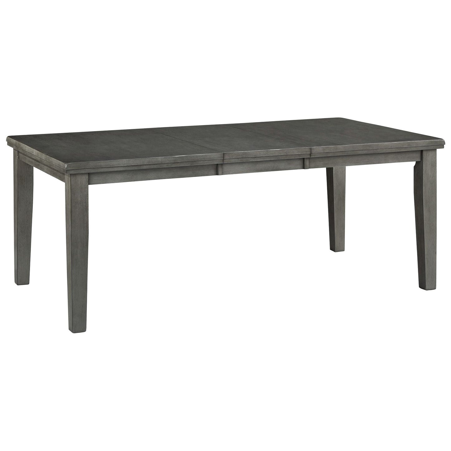 Hallanden - Gray - Rectangular Dining Room Butterfly Extension Table