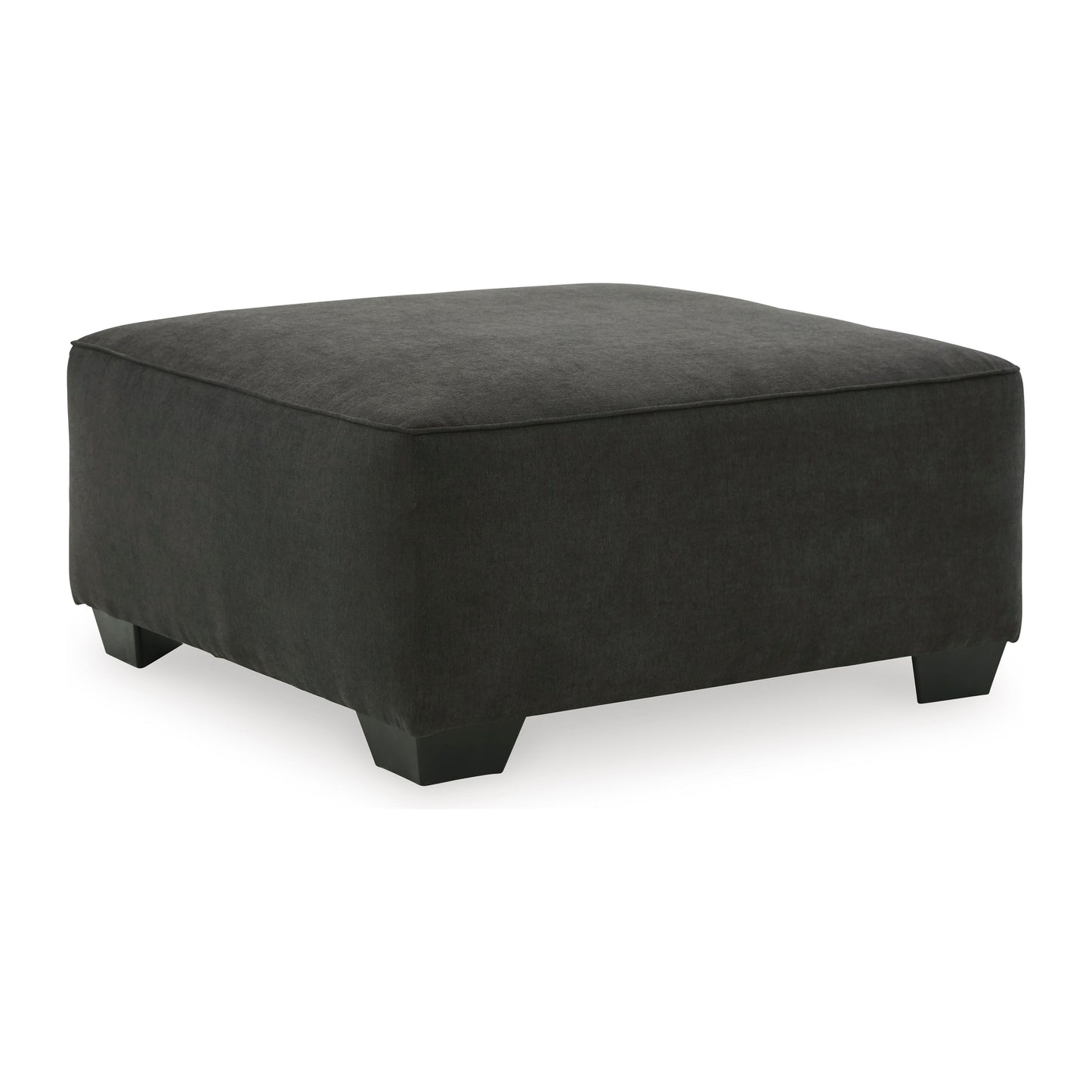 LUCINA OVERSIZED ACCENT OTTOMAN - CHARCOAL