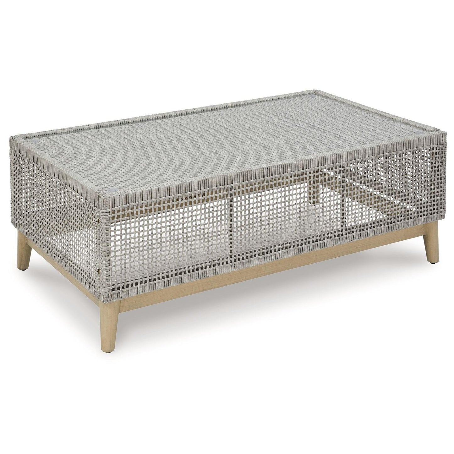 Seton Creek - Gray - Rectangular Cocktail Table