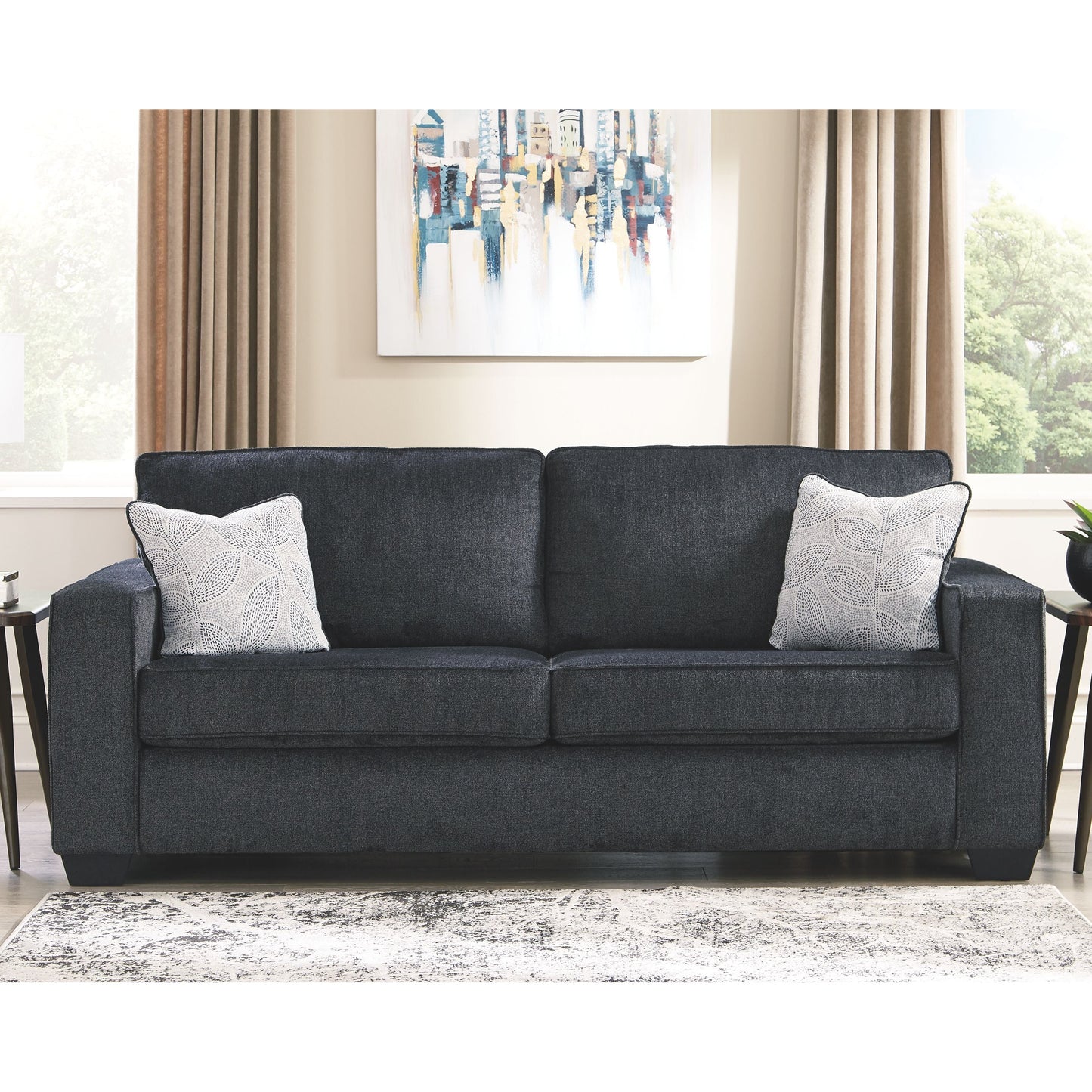 Altari - Slate - Queen Sofa Sleeper - Fabric